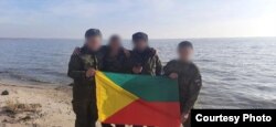 Мобилизованные забайкальцы в районе Азовского моря