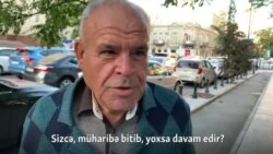 Sizcə, müharibə bitib, ya davam edir? - Sorğu