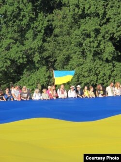 Украинская символика в Америке.