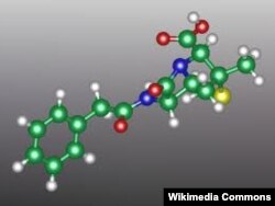 Молекула пенициллина