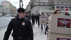 В Москве задержали участников акции в поддержку геев Чечни (видео)