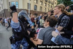 Задержания 27 июля в Москве