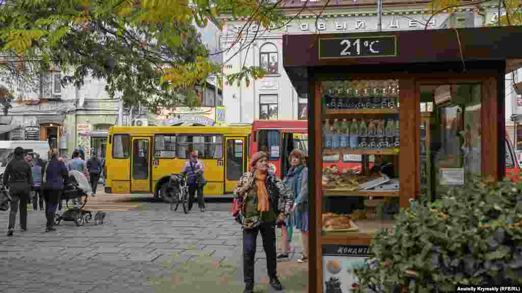 6 ноября столбик термометра почти весь световой день держался на отметке 21&nbsp;&deg;C