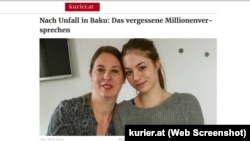 Azra Sahinovic və Vanessa Sahinovic (screeshot www.kurier.at)