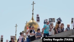 Акция "Бессмертный полк" в Волгограде