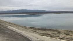 Тайганское водохранилище в январе