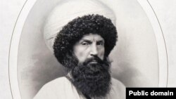 Фотопортрет имама Шамиля работы Генриха Деньера, 1859 год 