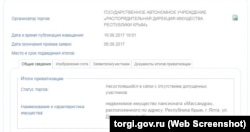 «Национализированный» крымский пансионат «Массандра» продать не удалось