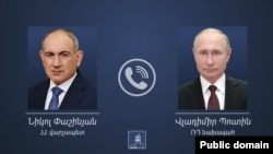 N.Paşinyan və V.Putin