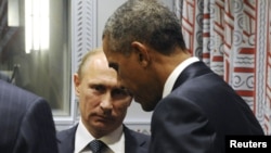 Vladimir Putin və Barack Obama - 28 sentyabr 2015.