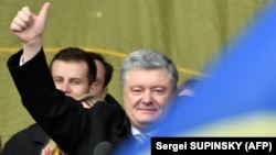 Пётр Порошенко выступил на предвыборном митинге в Киеве, 17 марта 2019