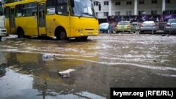 Дождь в Симферополе, иллюстрационное фото