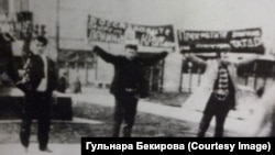 Демонстрация на площади Маяковского, 6 июня 1969 года