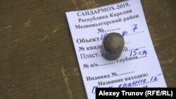 Раскопки в Сандармохе, август 2019