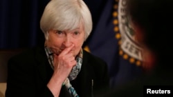 ABŞ Federal Ehtiyat Sisiteminin rəhbəri Janet Yellen, mart 2014