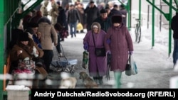 КПВВ «Станица Луганская», январь 2019 года