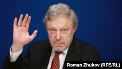 Григорий Явлинский, председатель Федерального политкомитета партии "Яблоко"