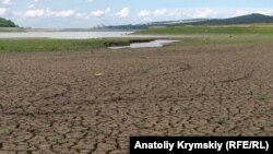 Симферопольское водохранилище, июнь 2020 год 