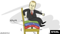 Политическая карикатура Евгении Олейник