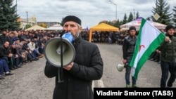 Протест в Магасе, 5 октября 2018 г. 