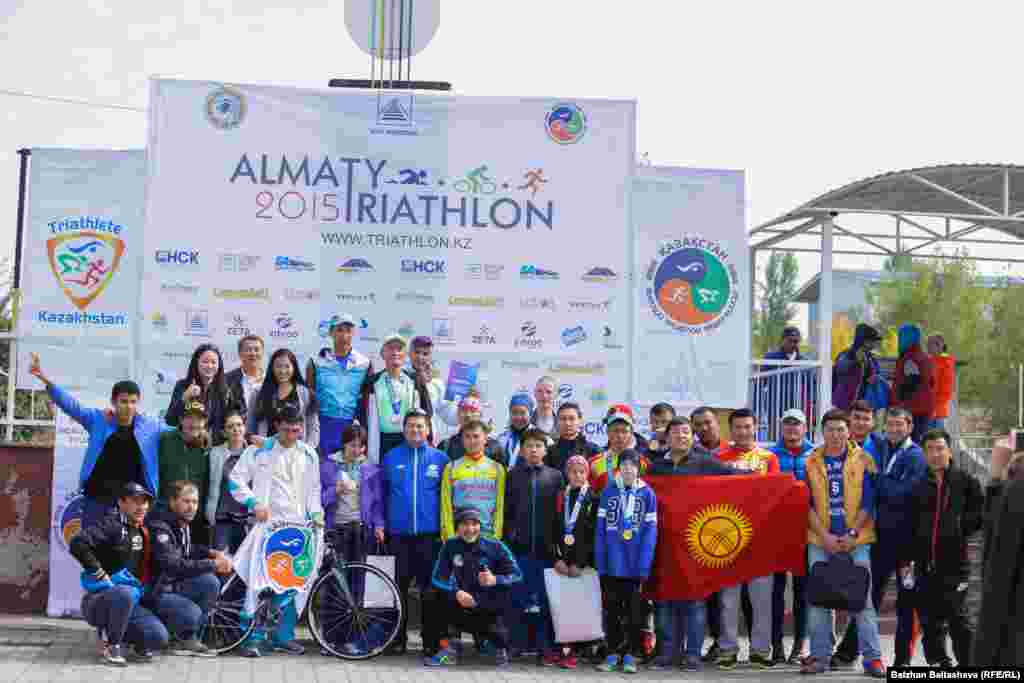 &laquo;Almaty Triathlon 2015&raquo; чемпионаты жеңімпаздары.